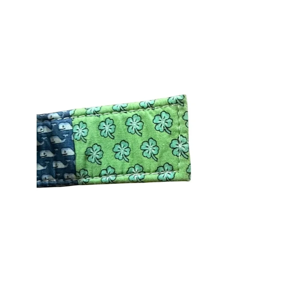 Vineyard Vines Womens Patchwork D-Ring Belt Multicolor Nautical Cotton 40.5